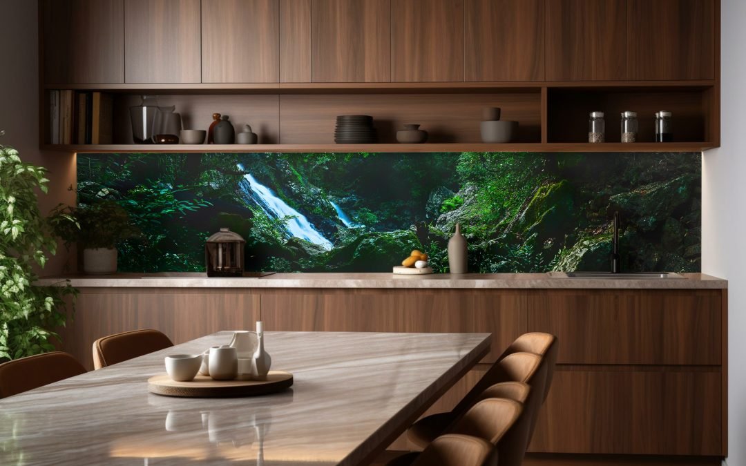 Elevate Your Space: Transforming Kitchens, Bathrooms, and Bars with Printed Glass Splashbacks